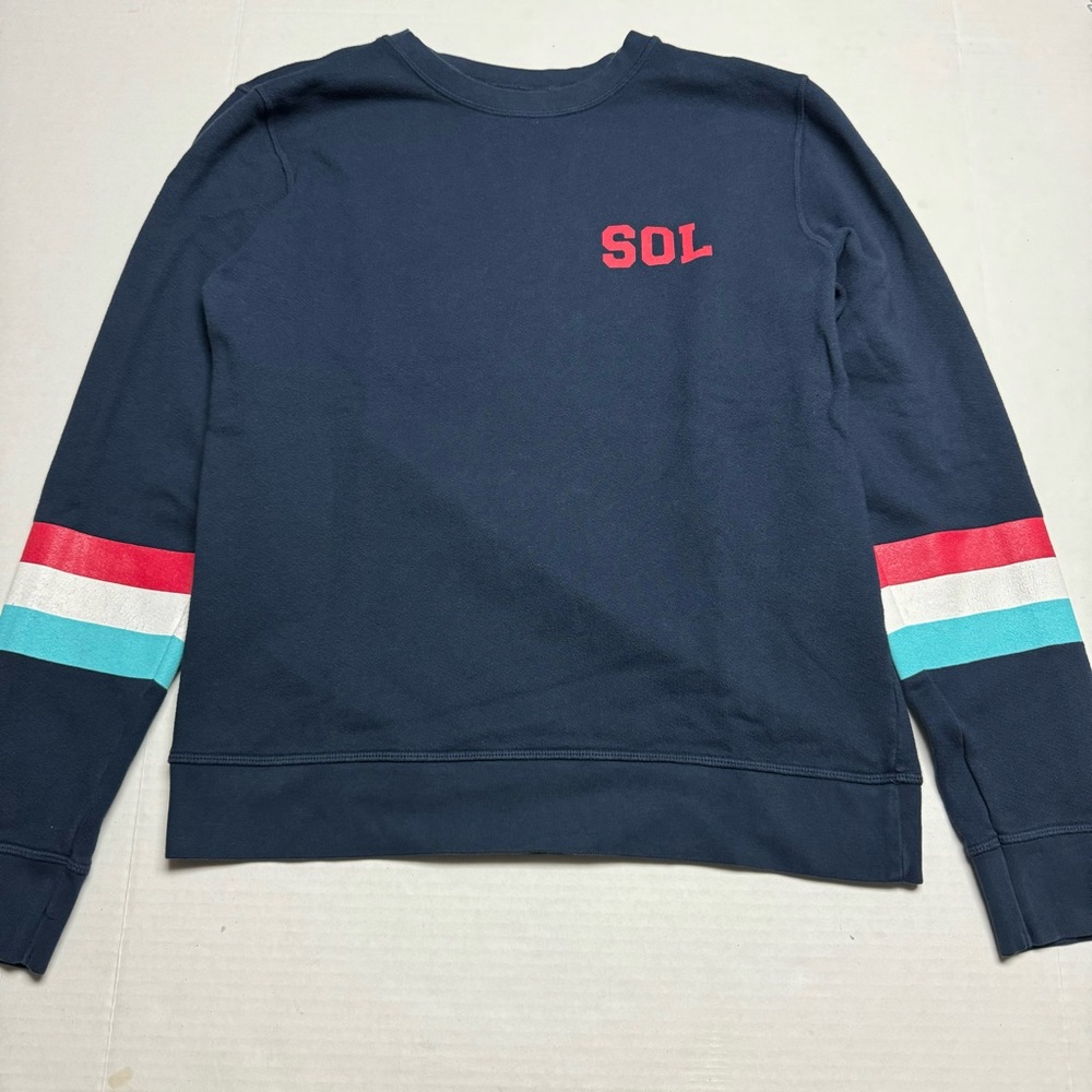 Men's Sol Angeles Cotton Crew Neck Sweatshirt Size: Large. Made In USA